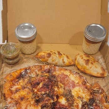 Boludo - Campo pizza, carne empanadas, chimichurri and flan - Argentine Near Me - Minneapolis, Minnesota