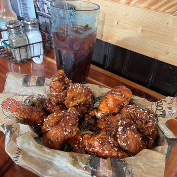 Roosters - Boneless teriyaki wings with sesame seed - Chicken Wings Near Me - Beavercreek, Ohio