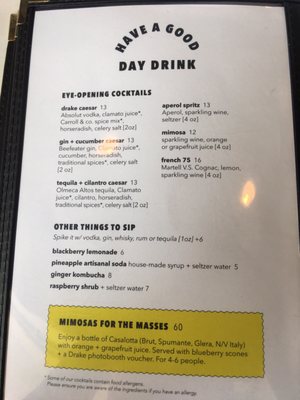 Menu photo 3 Drake's Corner Café + Bistro Toronto, ON