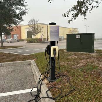 Tesla Charger Station - Sad non-NACS (North America Charging Standard) charger next to Tesla supercharger, for comparison. Looks broken, as is usually the case. - EV Charging Stations Near Me - Kissimmee, Florida Tesla Charger Station - Sad non-NACS (North America Charging Standard) charger next to Tesla supercharger, for comparison. Looks broken, as is usually the case. - EV Charging Stations Near Me - Kissimmee, Florida