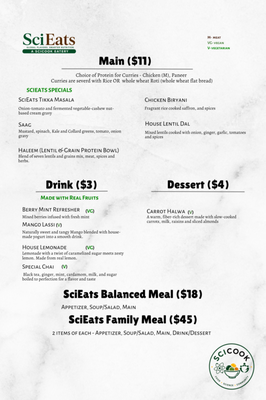 Menu photo 2 SciEats San Diego, CA
