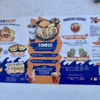 Taco Nazo - Menu Prices 12/18/2025 - Mexican Near Me - Bellflower, California Taco Nazo - Menu Prices 12/18/2025 - Mexican Near Me - Bellflower, California