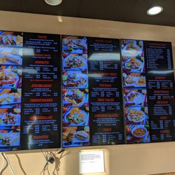 Ernesto's Taco Shop - Menu board