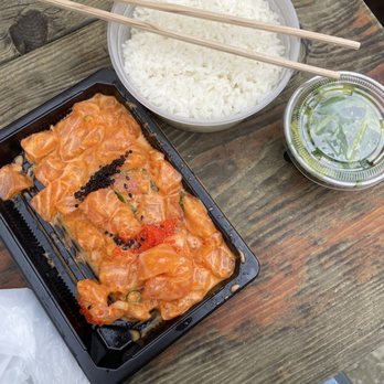 Basa Seafood Express - Spicy Salmon Poke - Seafood Near Me - San Francisco, California Basa Seafood Express - Spicy Salmon Poke - Seafood Near Me - San Francisco, California