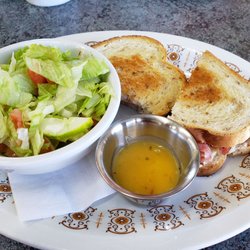 The Metal Kettle - My Reuben Sandwich with a side salad in 2022.