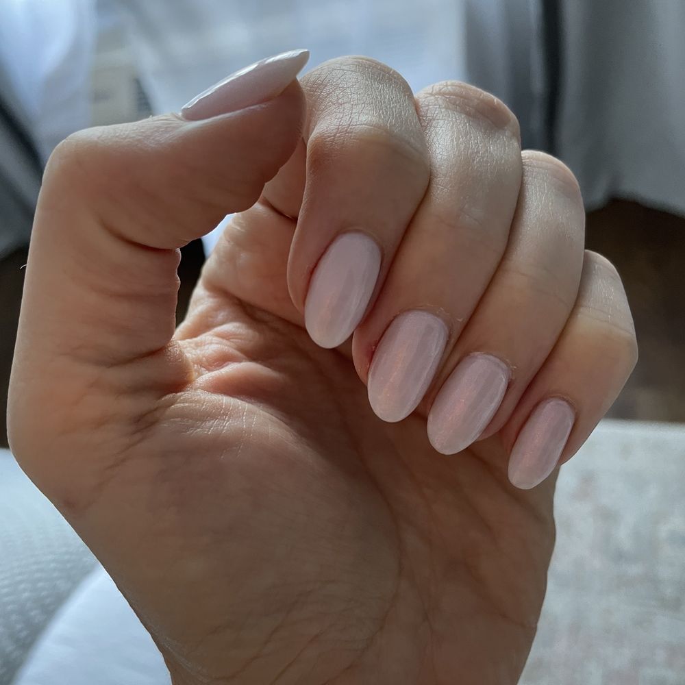 Nailspree NY - Opi funny bunny gel polish and tin man can powder on top - Nail Salons Near Me - Brooklyn, New York