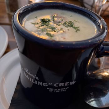 Sam's Anchor Cafe - The thing that keeps bringing me back  New England Style Clam Chowder - Seafood Near Me - Tiburon, California