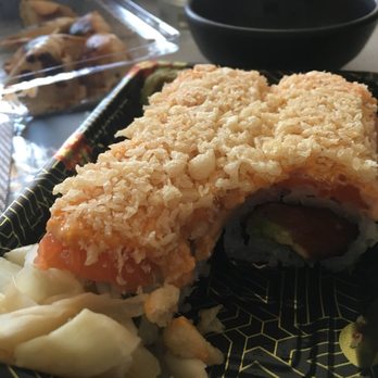 Sushi King - Salmon lovers roll (forgot to take this pic before trying it!) - Japanese Near Me - Penfield, New York Sushi King - Salmon lovers roll (forgot to take this pic before trying it!) - Japanese Near Me - Penfield, New York