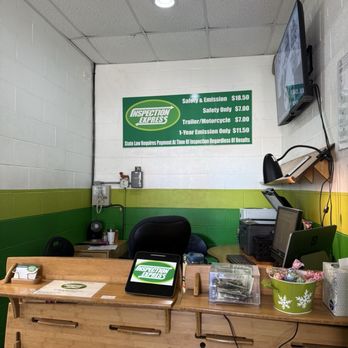 Sticker Express - Front desk and prices - Car Inspectors Near Me - Cedar Park, Texas Sticker Express - Front desk and prices - Car Inspectors Near Me - Cedar Park, Texas