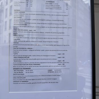 Le Cornichon - Lunch Menu - French Near Me - Paris, 75
