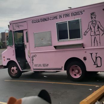 Voodoo Doughnut - The pink truck. 7/4/25 - Donuts Near Me - Milwaukie, Oregon Voodoo Doughnut - The pink truck. 7/4/25 - Donuts Near Me - Milwaukie, Oregon