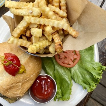 High West Distillery - Refectory Burger* Rosemary Crinkle Cut Fries - Distilleries Near Me - Wanship, Utah High West Distillery - Refectory Burger* Rosemary Crinkle Cut Fries - Distilleries Near Me - Wanship, Utah