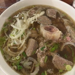 P1. Combination Pho (rare steak, brisket, flank, tendon, beef ball, tripe) P1. Combination Pho (rare steak, brisket, flank, tendon, beef ball, tripe)
