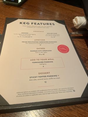 Menu photo 4 The Keg Steakhouse + Bar Burnaby, BC Menu photo 4 The Keg Steakhouse + Bar Burnaby, BC