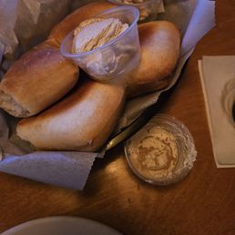 Bread with cinnamon honey butter Bread with cinnamon honey butter