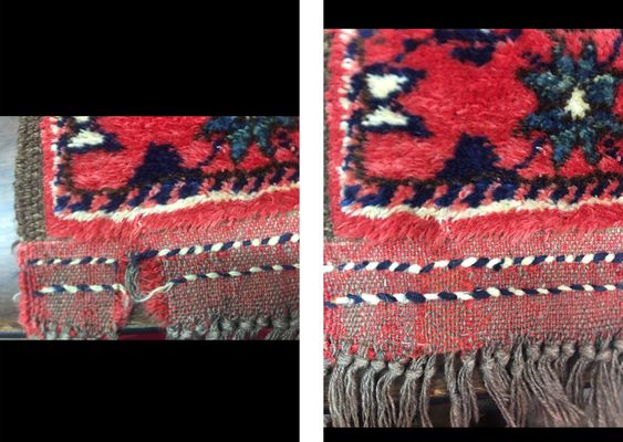 Rug Restoration - Get your rugs repaired and restored quickly and efficiently by the experts at Boston Rug Company. We understand how important it is to feel confident and worry free when it comes to either repair or restoration of your oriental rugs. Our dedicated repair person has many years of experience and is well prepared for any unique requests or special concerns our clients may have.
Fringing, Overcasting, Binding and surging is part of our services. Rug Restoration - Get your rugs repaired and restored quickly and efficiently by the experts at Boston Rug Company. We understand how important it is to feel confident and worry free when it comes to either repair or restoration of your oriental rugs. Our dedicated repair person has many years of experience and is well prepared for any unique requests or special concerns our clients may have.
Fringing, Overcasting, Binding and surging is part of our services.