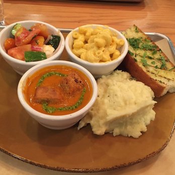 Urban Plates - 4 up- all sides: tomato basil soup, mac & cheese, tomato mozzarella salad, mashed potatoes. Bread comes with it. - Salad Near Me - Pasadena, California Urban Plates - 4 up- all sides: tomato basil soup, mac & cheese, tomato mozzarella salad, mashed potatoes. Bread comes with it. - Salad Near Me - Pasadena, California