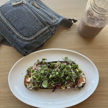 Otherside Cafe - Salmon Toast - Cafes Near Me - Fresno, California
