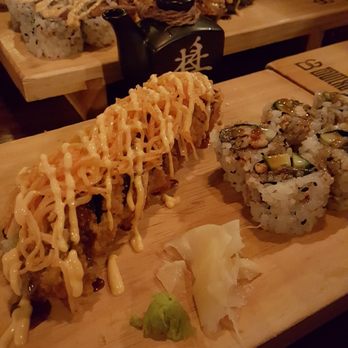 Tegry Bistro - Ali roll (one of my favs) and unagi roll - Sushi Bars Near Me - Indianapolis, Indiana Tegry Bistro - Ali roll (one of my favs) and unagi roll - Sushi Bars Near Me - Indianapolis, Indiana