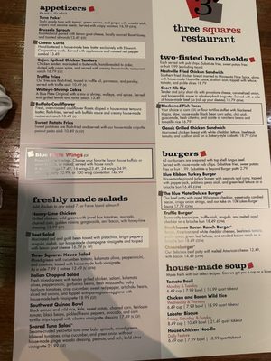 Menu photo 3 3 Squares Restaurant Maple Grove, MN