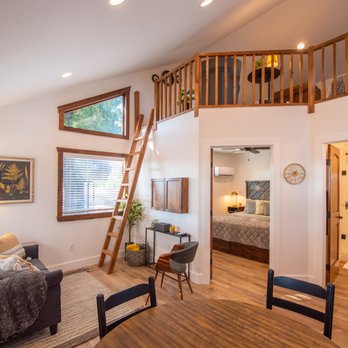 Waco Creekside Resort - The Goldfinch interior - with loft - Vacation Rentals Near Me - Elm Mott, Texas Waco Creekside Resort - The Goldfinch interior - with loft - Vacation Rentals Near Me - Elm Mott, Texas
