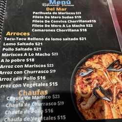 Don Ceviche - Menu