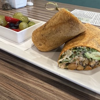 Ember & Greens - Chipotle Chickpea wrap - New American Near Me - Houston, Texas Ember & Greens - Chipotle Chickpea wrap - New American Near Me - Houston, Texas