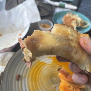 Food For Thought - Is it transparent from all of the grease, or just under done? - Gastropubs Near Me - Cape Neddick , Maine