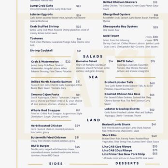 Batsí - Menu - Seafood Near Me - Atlanta, Georgia Batsí - Menu - Seafood Near Me - Atlanta, Georgia