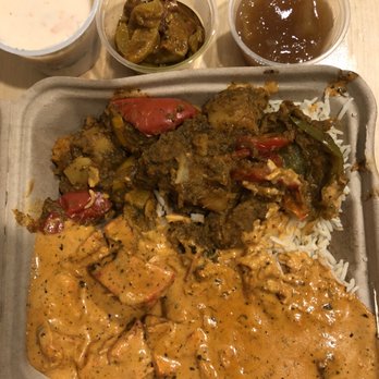 Punjabi Dhaba - Chicken tikka masala, raita, pickles, mango chutney - Indian Near Me - Berkeley, California