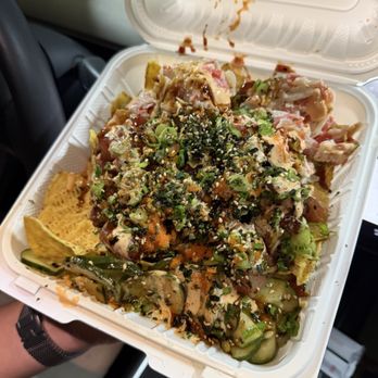 Ry's Poke Shack - Tsunami Poke Nachos - Hawaiian Near Me - Huntington Beach, California Ry's Poke Shack - Tsunami Poke Nachos - Hawaiian Near Me - Huntington Beach, California
