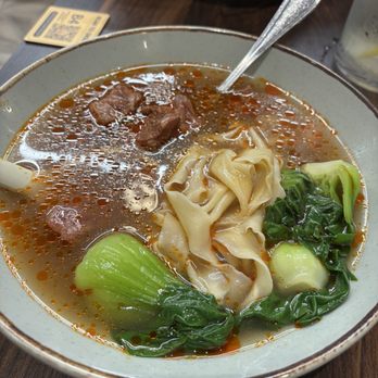 Shake Shake Fresh Noodle - Braised beef noodle soup (flat noodle) - Noodles Near Me - San Luis Obispo, California