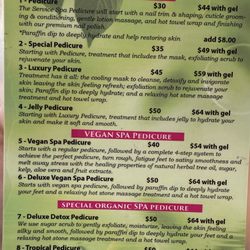 Classic Nails - Menu