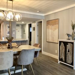 Sognare Unlimited - Complete condo renovation at Moonspinner in PCB. Beach Glam Style