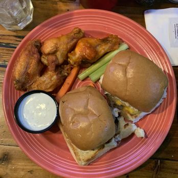 Copper Still Moonshine Grill - 2 Cheeseburger Sliders and 4 Piece Wing Combo - Bars Near Me - Gilbert, Arizona