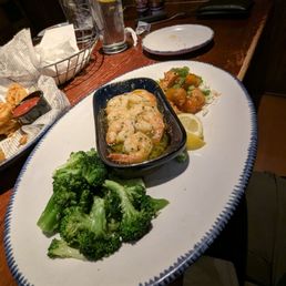 Shrimp and broccoli. You can't go wrong with that!