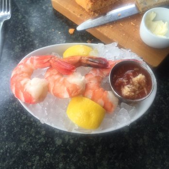 Prime - Shrimp Cocktail (COLOSSAL size shrimp but you get 3 in total for $21 - ouch!) - American Near Me - Huntington, New York Prime - Shrimp Cocktail (COLOSSAL size shrimp but you get 3 in total for $21 - ouch!) - American Near Me - Huntington, New York