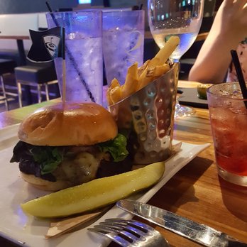 Topgolf - Black Bean burger. Pretty good just needed a sauce to make it perfect. - Golf Near Me - Virginia Beach, Virginia