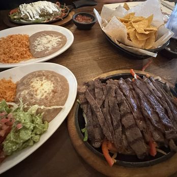 Landeros Mexican Grill + Cantina - Steak fajitas and sizzling enchiladas with shrimp - Mexican Near Me - Temecula, California