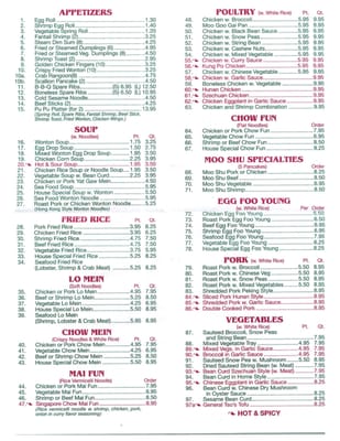 Menu photo 8 28 Chinese Restaurant Mount Kisco, NY