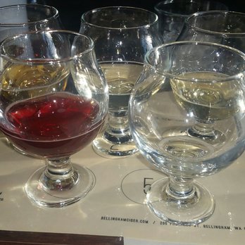 Bellingham Cider - Bellingham Cider Company cider flight - Cideries Near Me - Bellingham, Washington Bellingham Cider - Bellingham Cider Company cider flight - Cideries Near Me - Bellingham, Washington