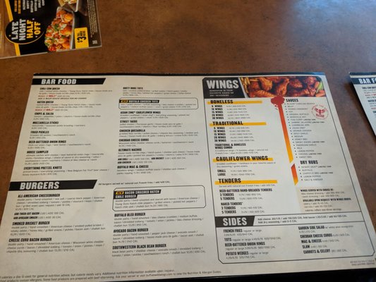 Menu photo 5 Buffalo Wild Wings Spokane Valley, WA