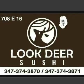 Look Deer Sushi - Store logo - Sushi Bars Near Me - New York, New York Look Deer Sushi - Store logo - Sushi Bars Near Me - New York, New York