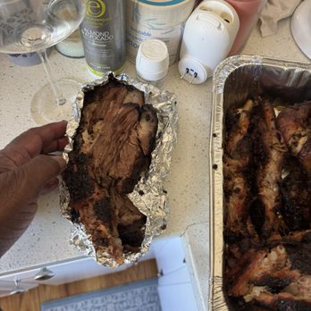 Saints Smokehouse - This is the smoke Brisket. - Barbeque Near Me - Oakland, California Saints Smokehouse - This is the smoke Brisket. - Barbeque Near Me - Oakland, California