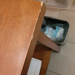 Chipped counter