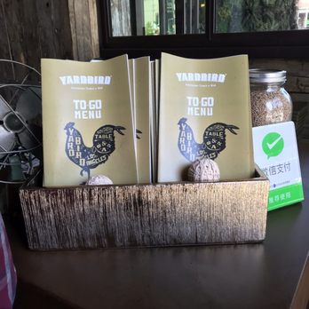 Yardbird - They have to go menus! - Southern Near Me - Los Angeles, California