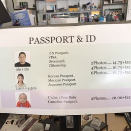 Price list for passport photos Price list for passport photos