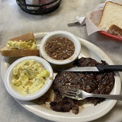 Tony's Barbeque & Steak House - 12oz. Medium well steak cooked to perfection