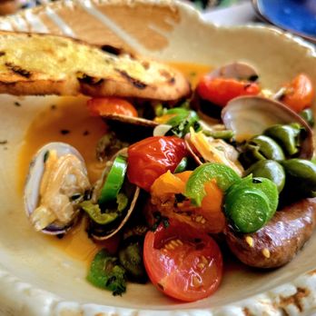 Koast - Venison sausage and clams, ask for extra bread when you order - Seafood Near Me - Kihei, Hawaii Koast - Venison sausage and clams, ask for extra bread when you order - Seafood Near Me - Kihei, Hawaii