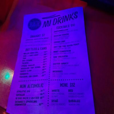 Menu photo 1 Bar DKDC Memphis, TN